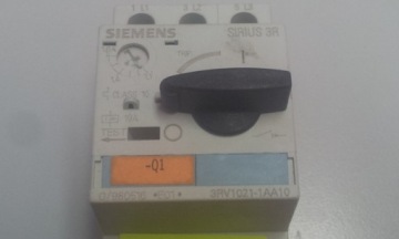 Автоматический выключатель двигателя 1.1-1.6A, Siemens Sirius 3RV1021