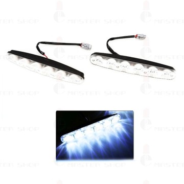 ДНЕВНЫЕ ХОДОВЫЕ ФОНАРИ DRL 6 LED ROAD 12V