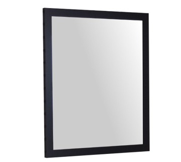 LUSTRO w ramie 80x80 RAMA CZARNA, CZARNE + gratis