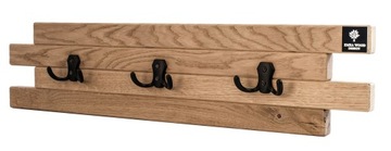 120 cm PRODUCENT WIESZAK ŚCIENNY DREWNO WDC-65