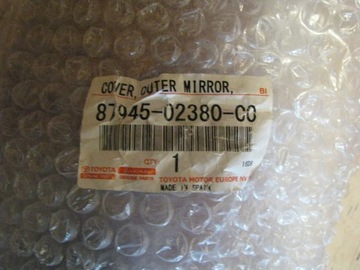 KRYT ZRCÁTKO LEVÝ PŘEDNÍ TOYOTA AVENSIS T27 15-18