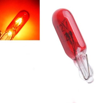 Żarówka W1,2W T5 R5 zegary 18x5mm szklana 12v