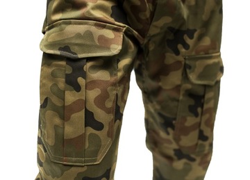 Bojówki MORO Spodnie wojskowe z gumką NOWE XXL/R