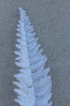 СПРЕЛЬЖ ПАПОРОТНИК ЛИСТ ИСКУССТВЕННЫЕ ЦВЕТЫ БЕЛЫЙ 61см