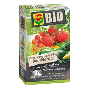COMPO BIO NAWÓZ DO POMIDORÓW OGÓRKÓW PAPRYKI DYNI