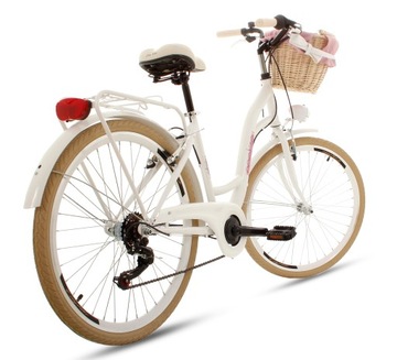 ЖЕНСКИЙ ГОРОДСКОЙ ВЕЛОСИПЕД 26 ЛЕГКИХ ЖЕНСКИХ 6 КОРЗИНА SHIMANO