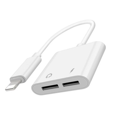 Разветвитель с двумя адаптерами Lightning для iPhone 78X