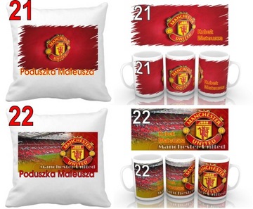 НАБОР «Манчестер Юнайтед» ПОДУШКА + КРУЖКА + ИМЯ