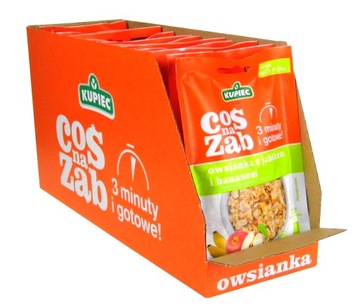Owsianka COŚ NA ZĄB jabłko banan Kupiec 50 g x 14