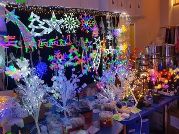 Рождественские елочные гирлянды, 100 светодиодов, толстый кабель, разные цвета, внешние.