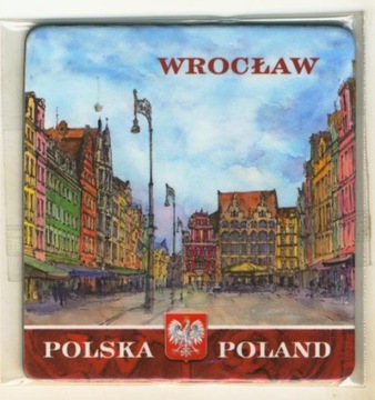 MAGNETKA MAGNES NA LODÓWKĘ WROCŁAW HERB 1184