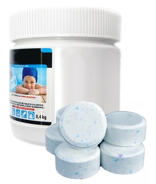 Tabletki CHLOR basen 0,4kg czyszczenie wody chemia