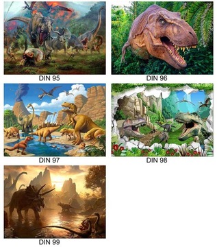 Хлопья для торта ДИНОЗАВРЫ А4 насыщенные густые цвета 24 часа