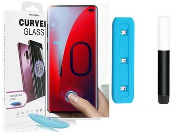 SZKŁO 5D FULL UV LED FINGER DO SAMSUNG GALAXY S10+