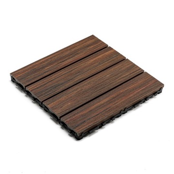 Платформа для террасы, панель из красного дерева премиум-класса 30x30x2,5 см