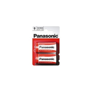 Bateria cynkowo-węglowa Panasonic R20 D 2 szt.