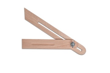 Kątownik nastawny drewniany, stolarski 310 mm