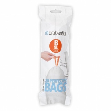 Brabantia Worki do koszy 5L - rozmiar B