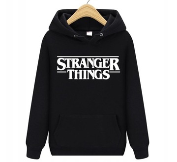 BLUZA DAMSKA STRANGER THINGS kapturem KANGURKA XXL