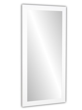 LUSTRO 100x50 w ramie WENGE BIAŁA ALU 12 KOLORÓW