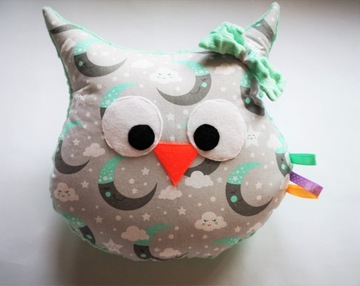 ПОДУШКА МИНКИ СОВА 40x35 ОБНИМАНИЯ