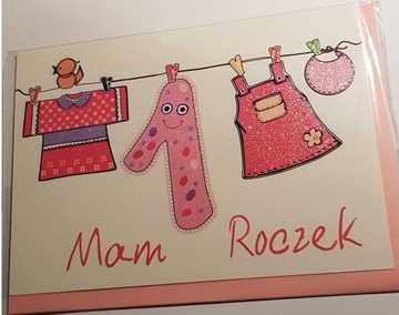 Kartki urodzinowe na roczek pierwsze urodziny
