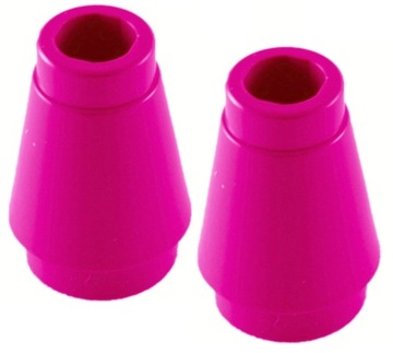 04015 LEGO 4589b 6003007 stożek 1x1 - magenta 2szt