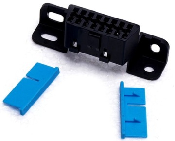РАЗЪЕМ OBDII OBD2 МОНТАЖНЫЙ РАЗЪЕМ ЧЕРНАЯ ЗАГЛУШКА
