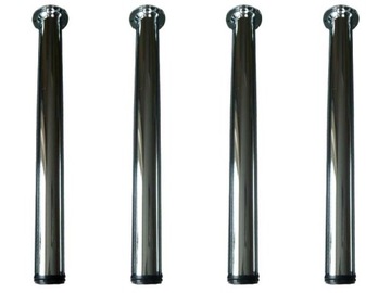 NOGI DO STOŁU NOGA METALOWA FI60 CHROM 71CM 4szt