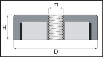 Неодимовый магнитный держатель Магнитный захват H32