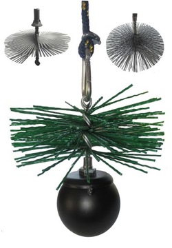 НАБОР ДЛЯ ЧИСТКИ ДЫМОХОДА 3,0 КГ 10 М ПЛАСТИН