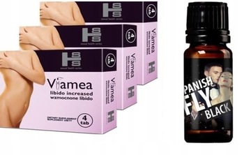 12x VIAMEA Tabletki na MOCNY ORGAZM LIBIDO SEX