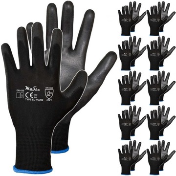 12 пар рабочих перчаток для механиков р 9