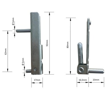 MACO Нижняя петля для балконных окон