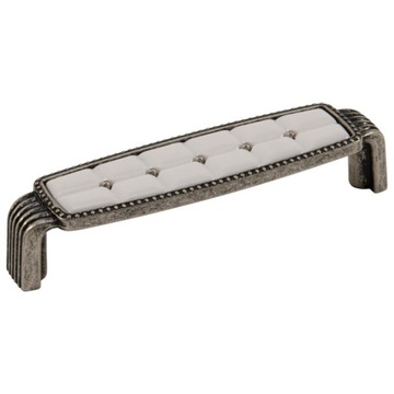 UCHWYT MEBLOWY PORCELANOWY SREBRO 96 MM UP025 AMIX