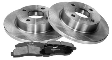 TARCZE x2 KLOCKI PRZÓD do NISSAN MICRA K11