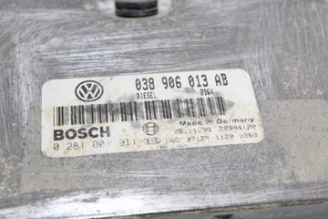 КОМПЬЮТЕР 038906013AB VW SEAT 1.9SDI IMMO ВЫКЛ!