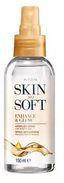 AVON Skin So Soft Olejek Rozświetlający opalający w sprayu olejkiem jojoba