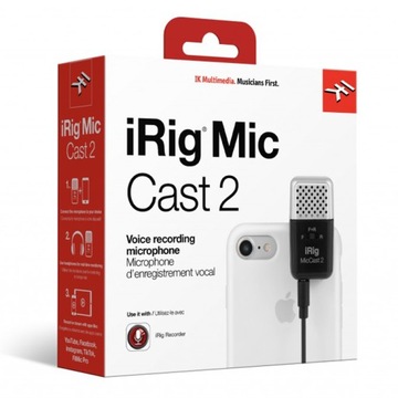 IK Multimedia iRig Mic Cast 2 — конденсаторный микрофон iOS/Android