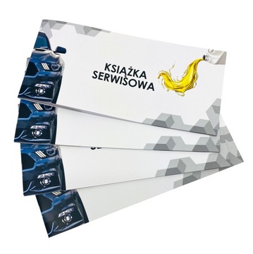 KSIĄŻKA SERWISOWA PRZEGLĄDÓW NAPRAW 10 SZT.