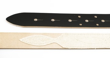 КОЖАНЫЙ РЕМЕНЬ ОФИЦЕРА ПОЛИЦИИ, ЧЕРНЫЙ 1