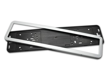 RAMKA RAMKI TABLICY REJESTRACYJNEJ STAL METAL INOX
