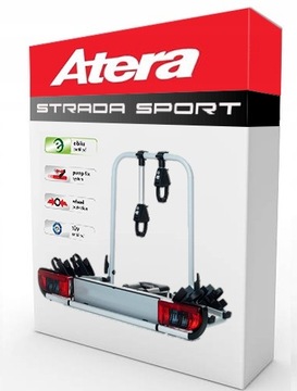 Bagażnik platforma rowerowa na hak holowniczy Atera Strada Sport 2 rowery