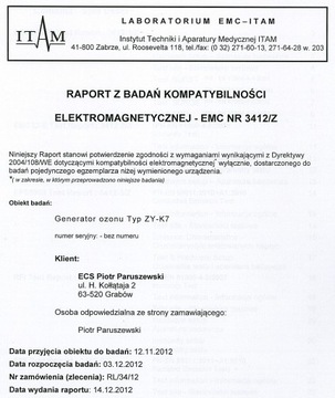 ГЕНЕРАТОР ОЗОНА ПОЛЬСКИЙ ОЗОНАТОР 10 Г/Ч ИОНИЗАЦИЯ + УФ