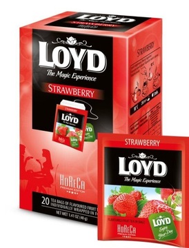 Herbata HoReCa LOYD TRUSKAWKOWA saszetki 20szt