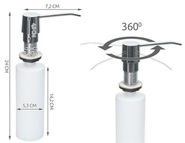 ДОЗАТОР ЖИДКОСТИ ДЛЯ МОЙКИ, НАСТОЛЬНОЕ МЫЛО