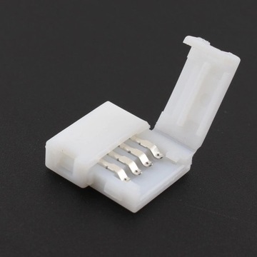 ZŁĄCZKA KLIPS DO ŁĄCZENIA TAŚMA LED RGB 4PIN 10mm