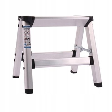 DRABINA PODEST TABORET 0 STOPNI ALUMINIOWA 30cm