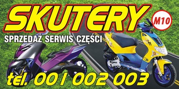 Рекламный баннер - Квадроциклы, Самокаты - Бесплатный проект