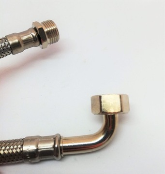 ШЛАНГ ПЛЕТЕНЫЙ УГОЛЕННЫЙ 3/8